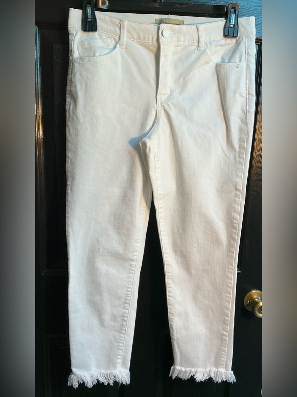 Democracy White Women's Jeans with Branded Label